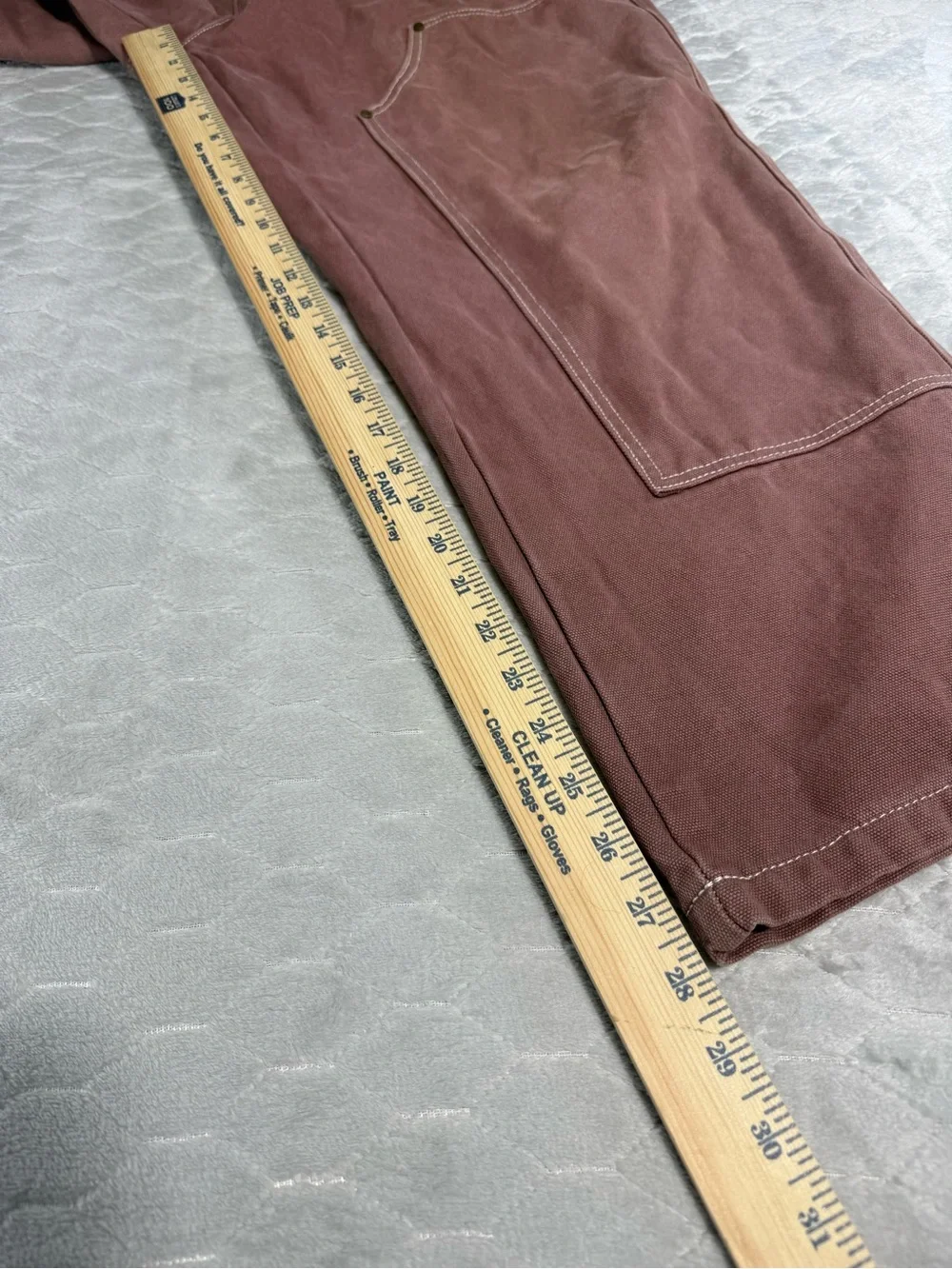 Butter Goods Baggy Double Knee Canvas Pants Brown Size 38 Skater Wide Leg